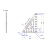 Треугольная пластина из анодированного алюминия Triangle Plate 6*8 (Pair) - «globural.ru» - Ангарск