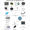 Robo kit DIYGO Мобильный робот с колесами всенаправленного движения - «globural.ru» - Ангарск