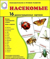 Демонстрационные карточки "Насекомые" - «globural.ru» - Ангарск
