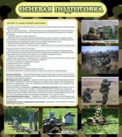 Стенд "Огневая подготовка" (вариант 2) - «globural.ru» - Ангарск
