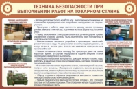 Стенд "ТБ при выполнении работ на токарном станке" - «globural.ru» - Ангарск