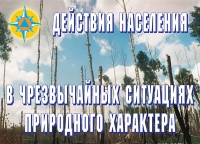 Комплект плакатов "Действия населения в ЧС природного характера" - «globural.ru» - Ангарск