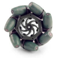 Технологичное колесо Mecanum 4" Mecanum Wheel 4" для конструктора VEX (4 штуки в упаковке) - «globural.ru» - Ангарск