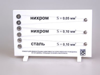 Прибор для демонстрации зависимости сопротивления проводника от его длины, сечения и материала - «globural.ru» - Ангарск