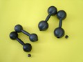 Гантели пластмассовые 0.8 кг с наполнителем - «globural.ru» - Ангарск