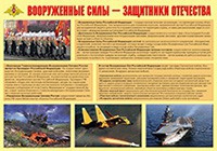 Плакат "Вооруженные Силы – защитники Отечества" - «globural.ru» - Ангарск