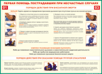 Таблица Порядок действий при внезапной смерти 1000*1400 винил - «globural.ru» - Ангарск