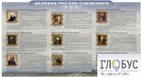 Стенд "Великие русские художники" - «globural.ru» - Ангарск