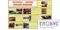 Стенд "Уставы закон жизни воинов" - «globural.ru» - Ангарск