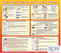 Стенд "Первая доврачебная неотложная помощь" - «globural.ru» - Ангарск