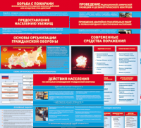 Комплект таблиц Основы гражданской обороны МЧС РФ (13 штук)	 - «globural.ru» - Ангарск