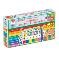 Развивающий тренажёр "Разноцветные окошки" 3-5 лет. Дополнительный набор карточек к базовому комплекту - «globural.ru» - Ангарск