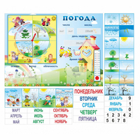 Стенд "Погода" с карманами для вставок - «globural.ru» - Ангарск