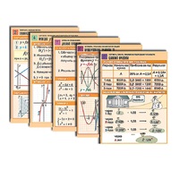 Комплект таблиц по всему курсу алгебры (50 шт., А1, полноцв, лам.) - «globural.ru» - Ангарск