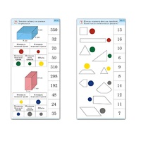 Комплект карточек (10) "Обучающий калейдоскоп. Геометрические фигуры" - «globural.ru» - Ангарск
