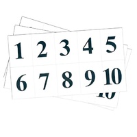 Набор цифр от 1 до 10 (для начальной школы) - «globural.ru» - Ангарск