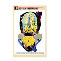 Рельефная таблица "Долька печени. Макро-микростроение" (формат А1, матовое ламинир.) - «globural.ru» - Ангарск