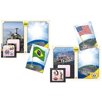 Настольно-печатная игра "Флаги стран мира 2. Азия, Африка, Австралия, Америка" - «globural.ru» - Ангарск