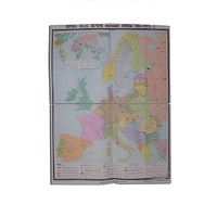 Учебная карта "Европа после 1-ой мировой войны" 1400*1060 мм (матовое, 2-стороннее лам.) - «globural.ru» - Ангарск