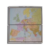 Учебная карта "Европа с 1815 - 1849 г.г." 1180*1070 мм (матовое, 2-стороннее лам.) - «globural.ru» - Ангарск