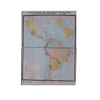 Учебная карта "Образование независимых государств в Латинской Америке" 1030*1420 мм (матовое, 2-стороннее лам.) - «globural.ru» - Ангарск