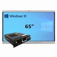 Интерактивная панель 65" (встроенный ПК Win10, Intel i5) - «globural.ru» - Ангарск