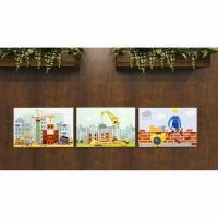 Комплект настенных панелей «Стройка» - «globural.ru» - Ангарск