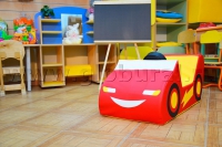 Напольная игрушка "Машинка - гонка" с аппликацией (ВИК) - «globural.ru» - Ангарск