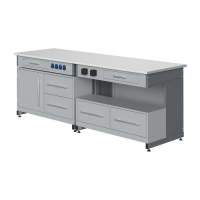 Стол лабораторный демонстрационный с электрическими розетками, автоматами аварийного отключения тока - «globural.ru» - Ангарск