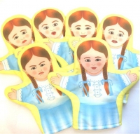 Набор кукол - рукавичек  "Эмоции. Девочки" - «globural.ru» - Ангарск