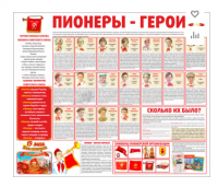 Тематический стенд "Пионеры-герои" - «globural.ru» - Ангарск