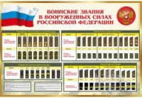 Стенд "Воинские звания в вооруженных силах российской федерации" - «globural.ru» - Ангарск