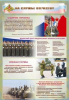 Стенд "На службе Отечеству" (вариант 1) - «globural.ru» - Ангарск
