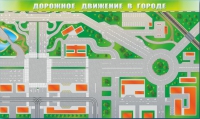 Доска магнитно-маркерная панорамная "Дорожное движение в городе" - «globural.ru» - Ангарск