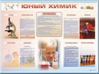 Стенд-уголок "Юный химик" - «globural.ru» - Ангарск