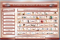 Трехсекционный базовый комплект "Травмы. Кровотечения. Ожоги" для учащихся общеобразовательных учреждений - «globural.ru» - Ангарск