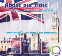 Стенд "About our class" - «globural.ru» - Ангарск
