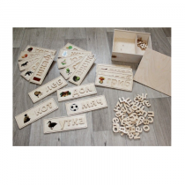 Слова-вкладыши и деревянный алфавит - «globural.ru» - Ангарск