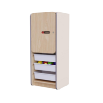 Закрытый шкаф с ящиками из коллекции мебели «НЕГА (цвет бежевый) - «globural.ru» - Ангарск