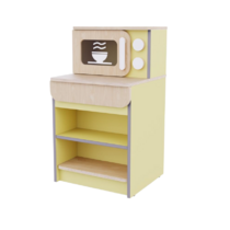 Модуль с микроволновкой из коллекции «НЕГА» (желтый) - «globural.ru» - Ангарск