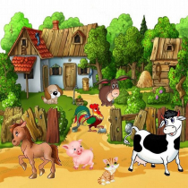 Свето-звуковая панель "Ферма" - «globural.ru» - Ангарск