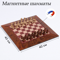 Шахматы магнитные доска и фигуры из пластика - «globural.ru» - Ангарск
