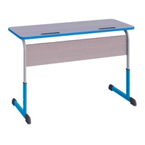 Парта двухместная Smarty Key с полиуретановой кромкой регулируемая по высоте - «globural.ru» - Ангарск