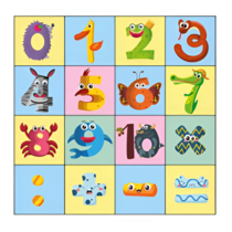 Коврик для логобота Пчелка "Цифры" - «globural.ru» - Ангарск