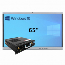 Интерактивная панель 65" (встроенный ПК Win10, Intel i5) - «globural.ru» - Ангарск
