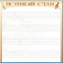 Доска магнитно-маркерная "Нотный стан" - «globural.ru» - Ангарск