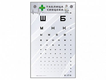 Интерактивный стенд "Таблица Сивцева" - «globural.ru» - Ангарск