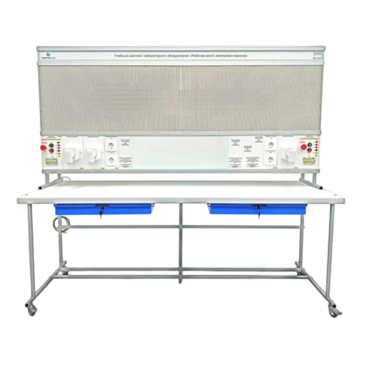 Учебный комплект лабораторного оборудования «Рабочее место электромонтажника» исполнение стендовое, монтажная панель - «globural.ru» - Ангарск