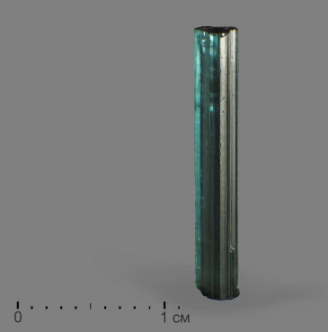 Турмалин (индиголит), кристалл - «globural.ru» - Ангарск